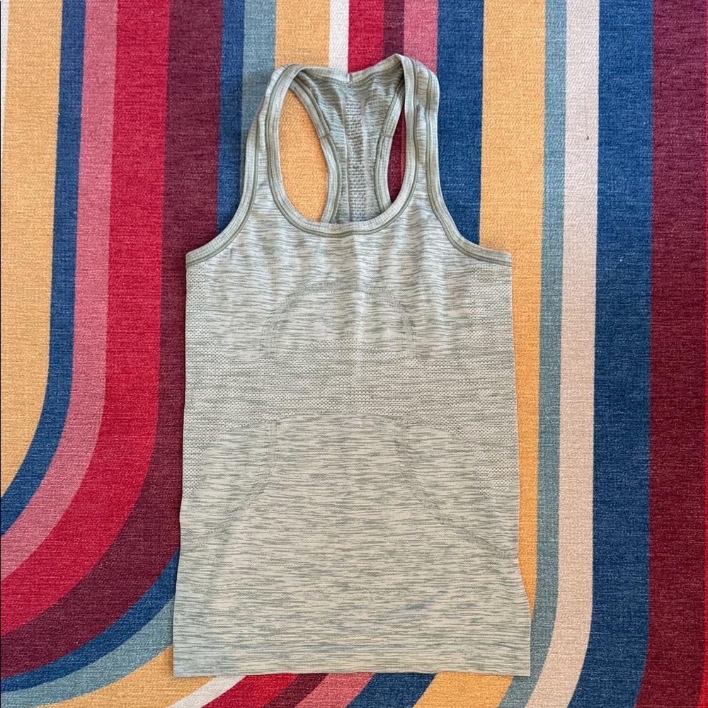 Lululemon green Racerback Tank Top